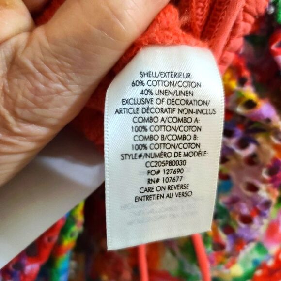 Alice + Olivia Marylynn Ruffle Cropped Top Size 0 - Picture 8 of 9